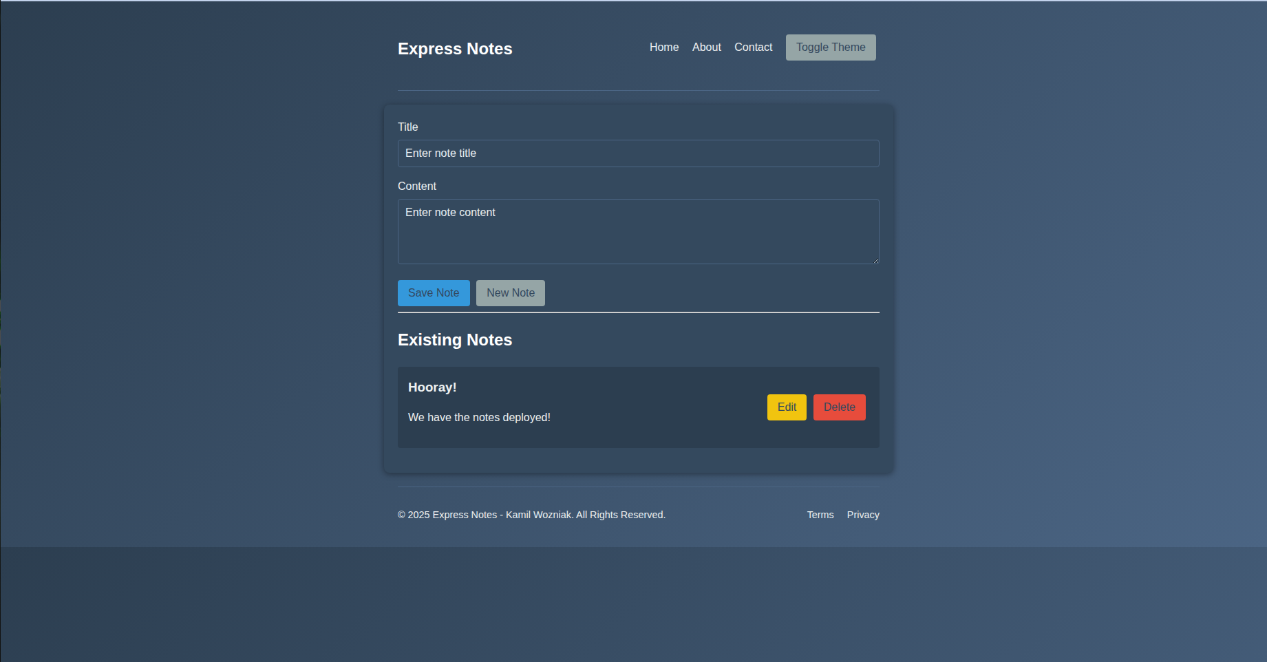 Node.js Express Notes