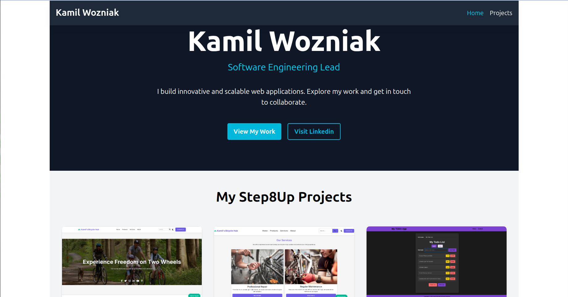 React portfolio